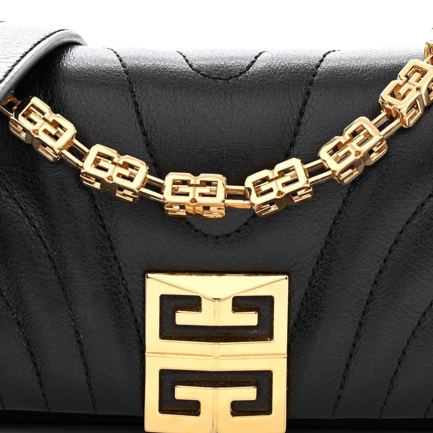 Givenchy Calfskin Quilted Micro 4G Soft Bag Black 8 of 10