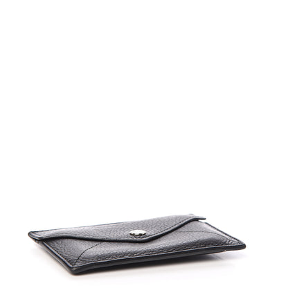 Gucci Grained Calfskin Soho Envelope Card Case Black 3 of 5