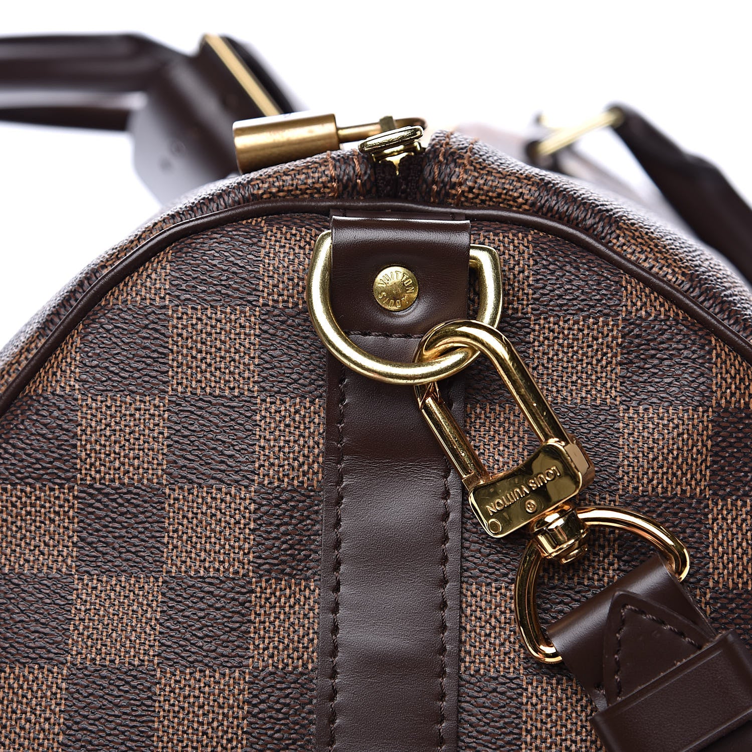 Louis Vuitton Damier Ebene Keepall Bandouliere 55 14 of 16
