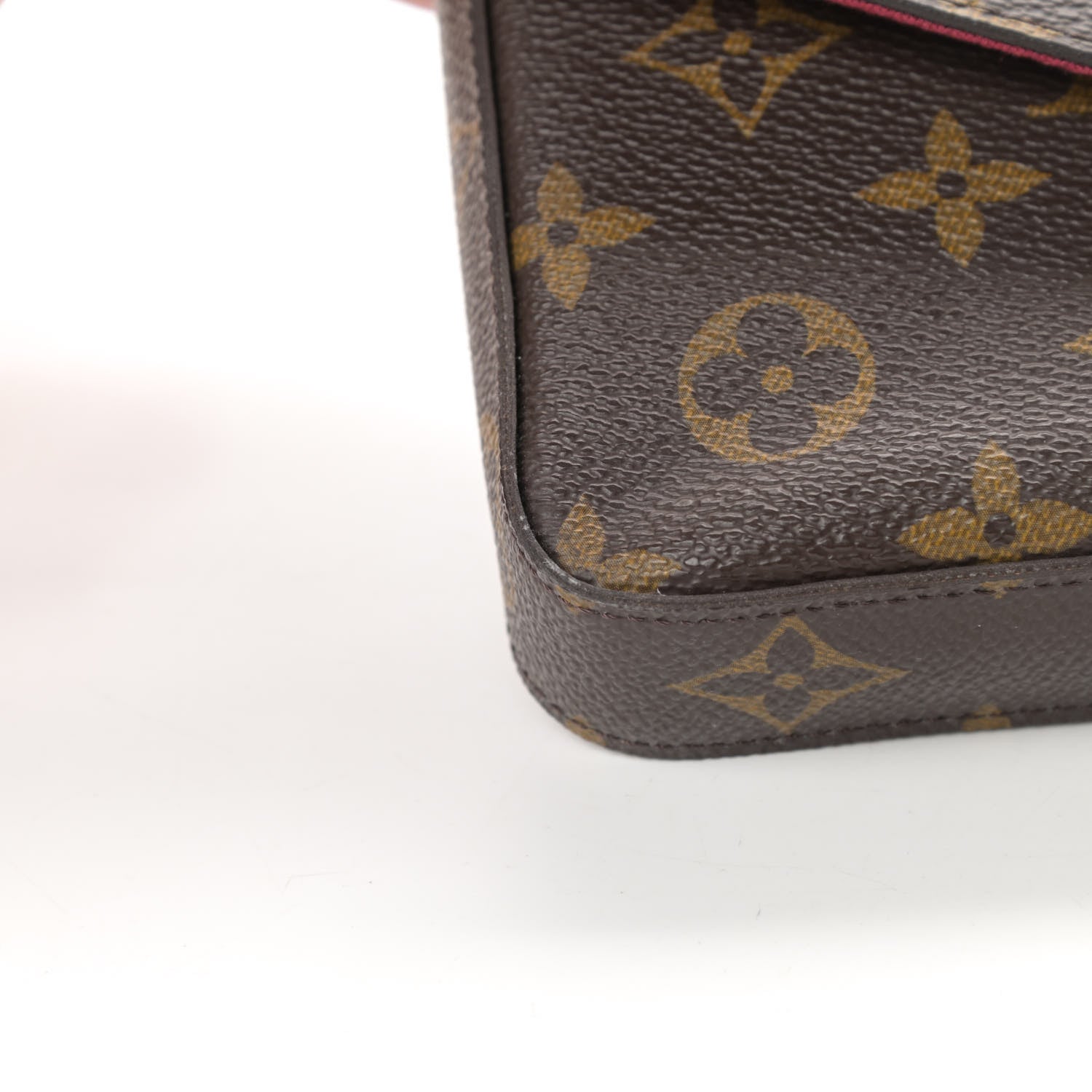 Louis Vuitton Monogram Pochette Felicie Chain Wallet Fuchsia 15 of 16