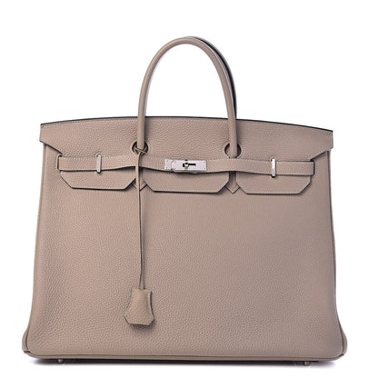 Hermes Togo Birkin 40 Gris Tourterelle 1 of 11