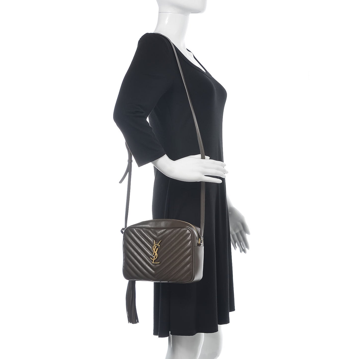 Calfskin Matelasse Monogram Lou Camera Bag Faggio