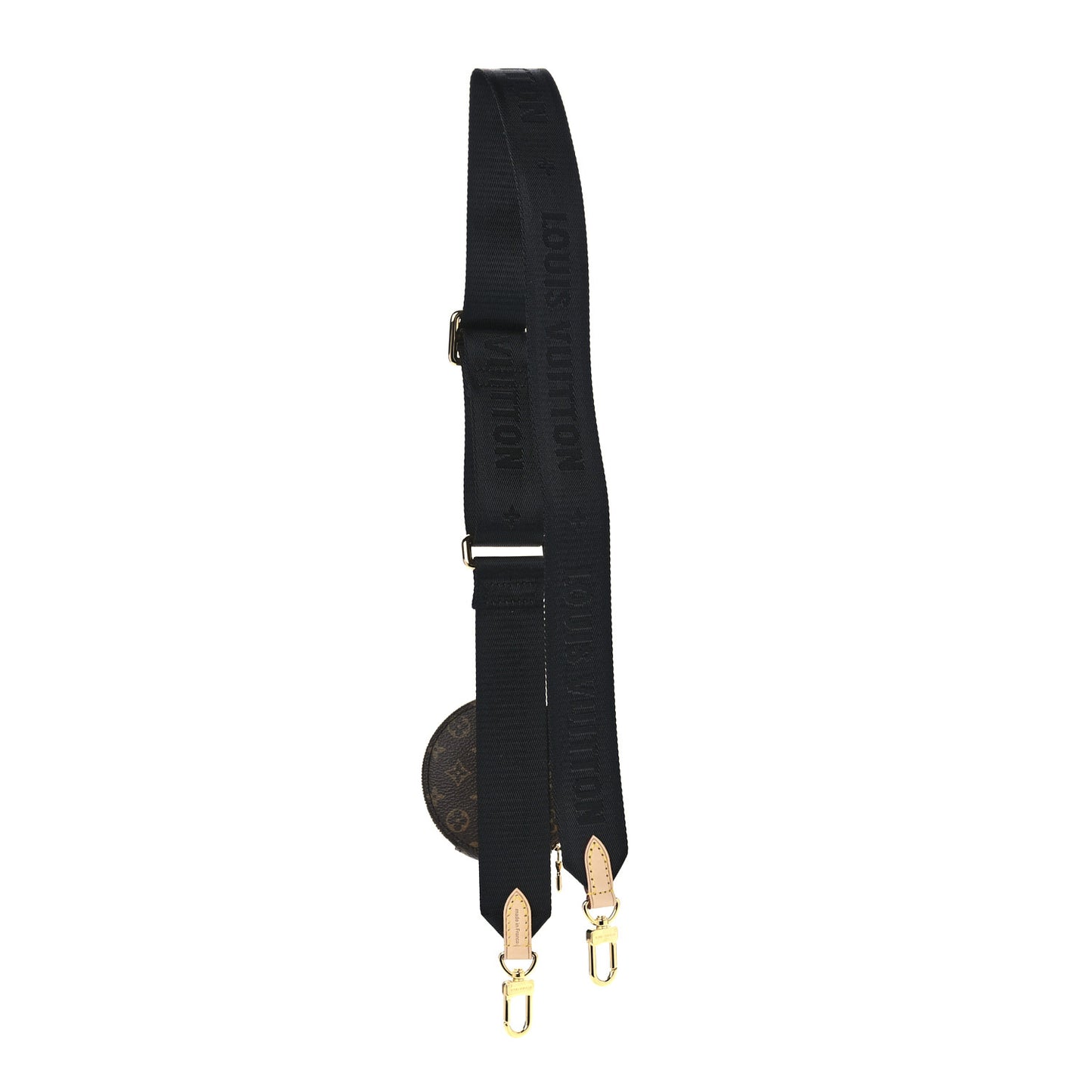 Monogram Multi Pochette Accessories Bandouliere Shoulder Strap Black