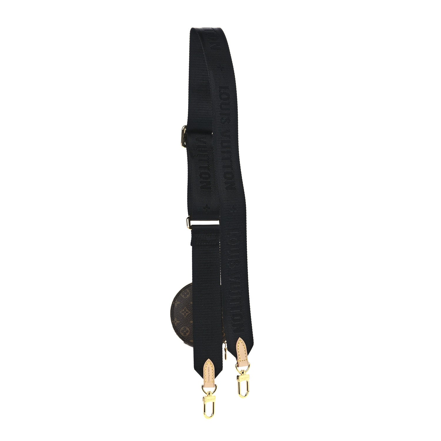 Louis Vuitton Monogram Multi Pochette Accessories Bandouliere Shoulder Strap Black 2 of 5