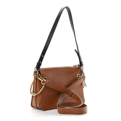 Chloe Calfskin Suede Small Roy Bag Caramel 3 of 9
