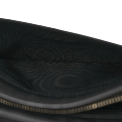 Christian Dior Grained Calfskin Saddle Chain Pouch Black 8 of 15
