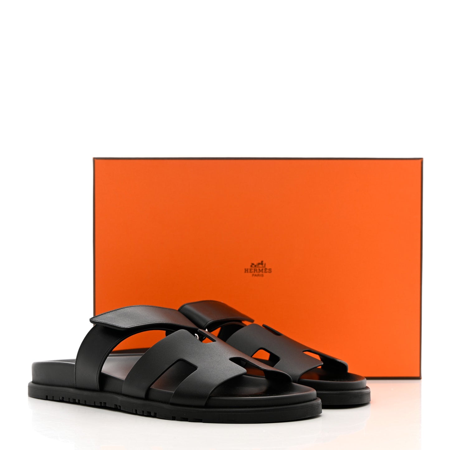 Calfskin Womens Chypre Sandals 40 Black