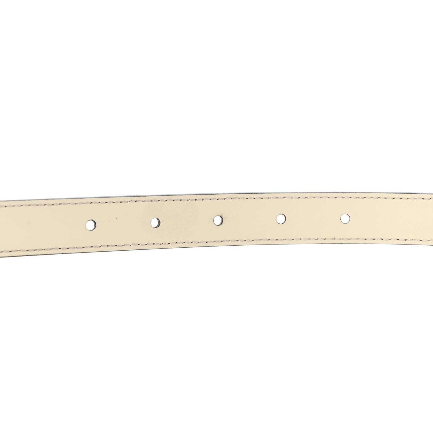 Gucci Calfskin Double G 20mm Belt 80 32 Mystic White 4 of 6