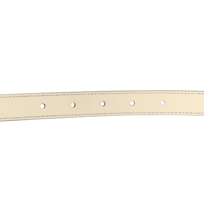 Gucci Calfskin Double G 20mm Belt 80 32 Mystic White 4 of 6