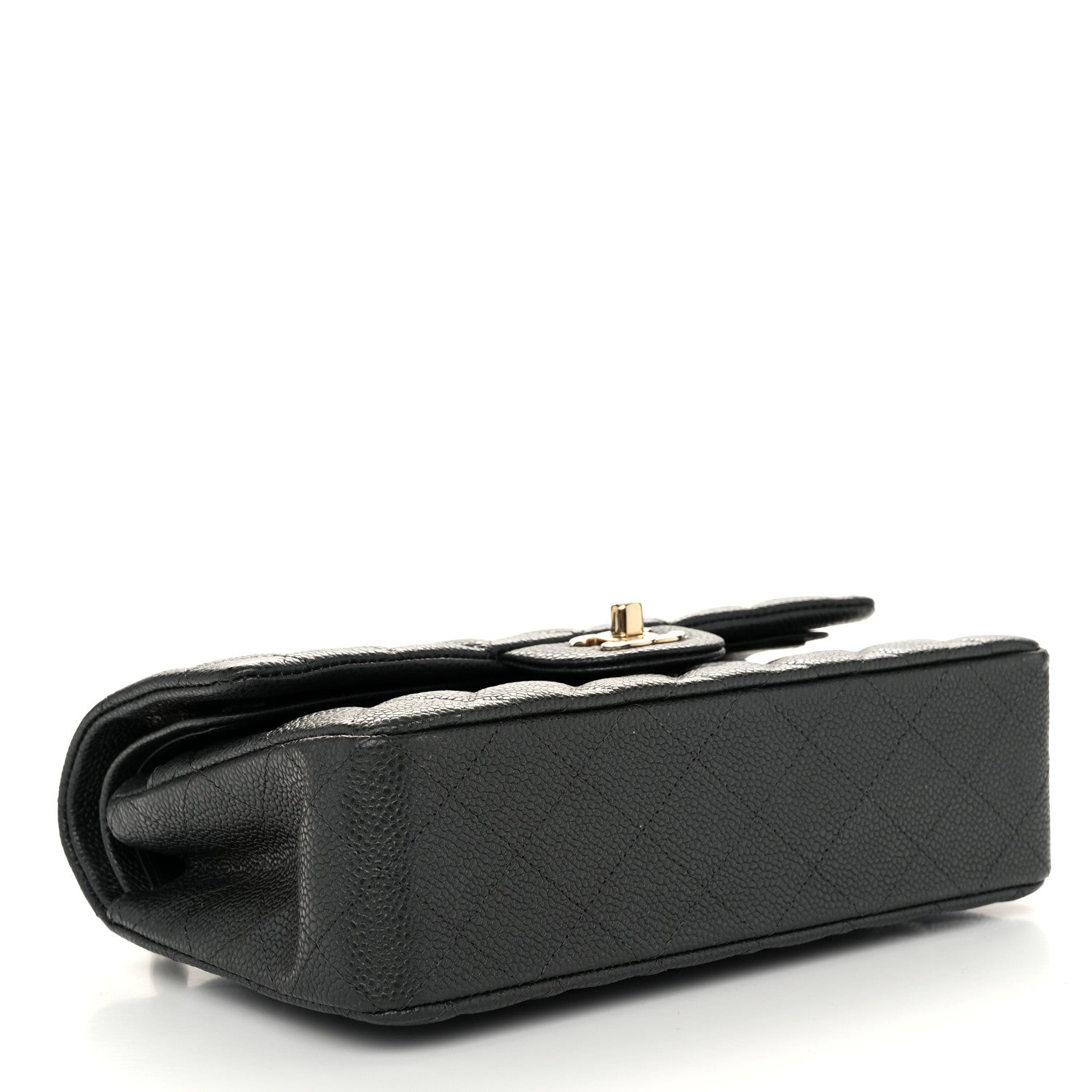 Chanel Caviar Quilted Small Double Flap Dark Grey 4 of 10