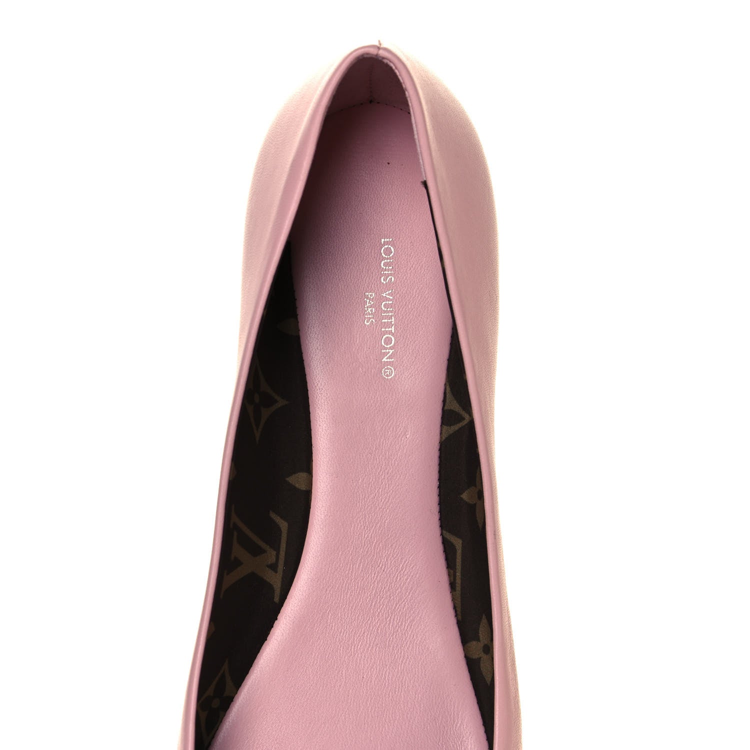 Louis Vuitton Lambskin Popi Ballerina Flats 41 Light Pink 7 of 8