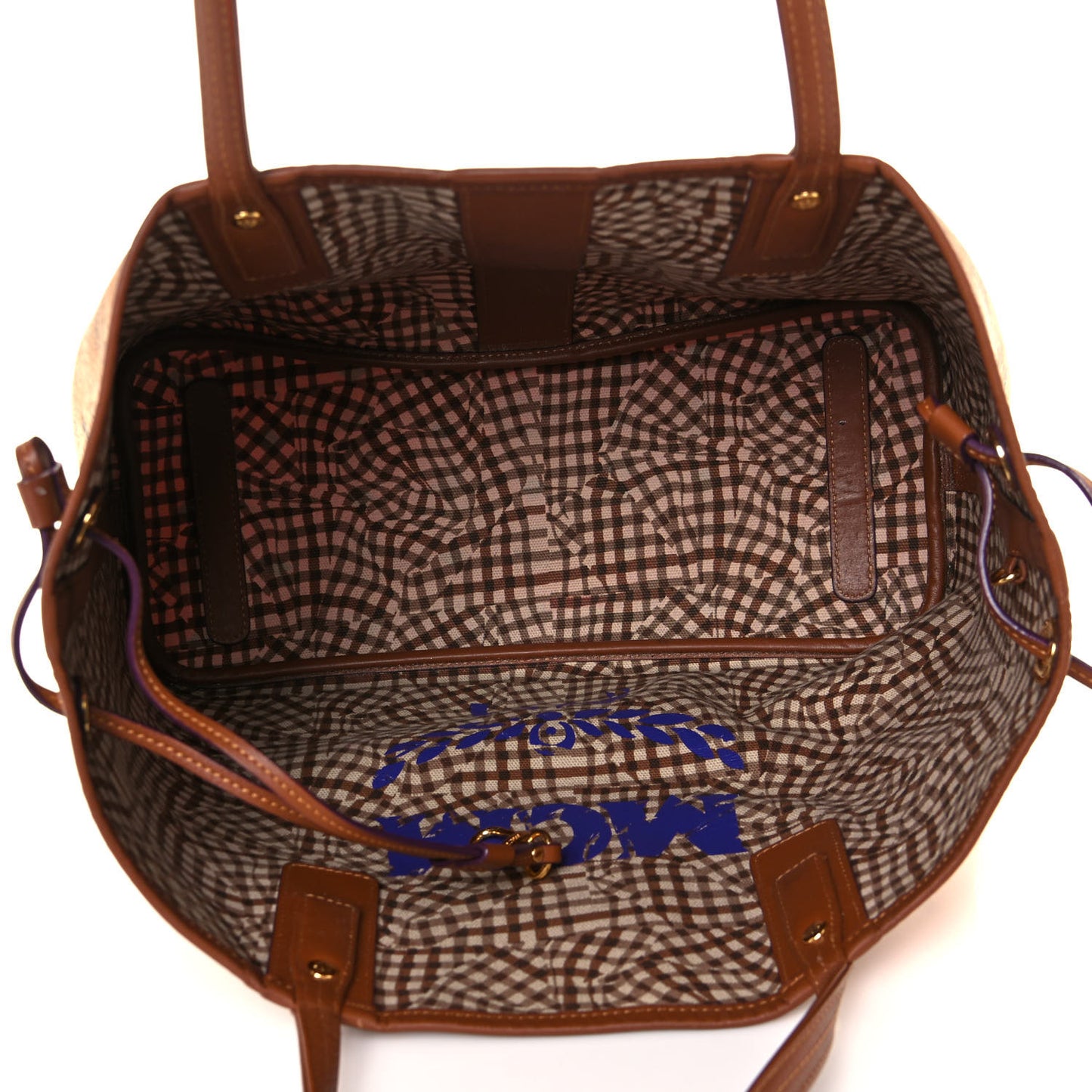 Visetos Medium Liz Reversible Shopper Tote Cognac