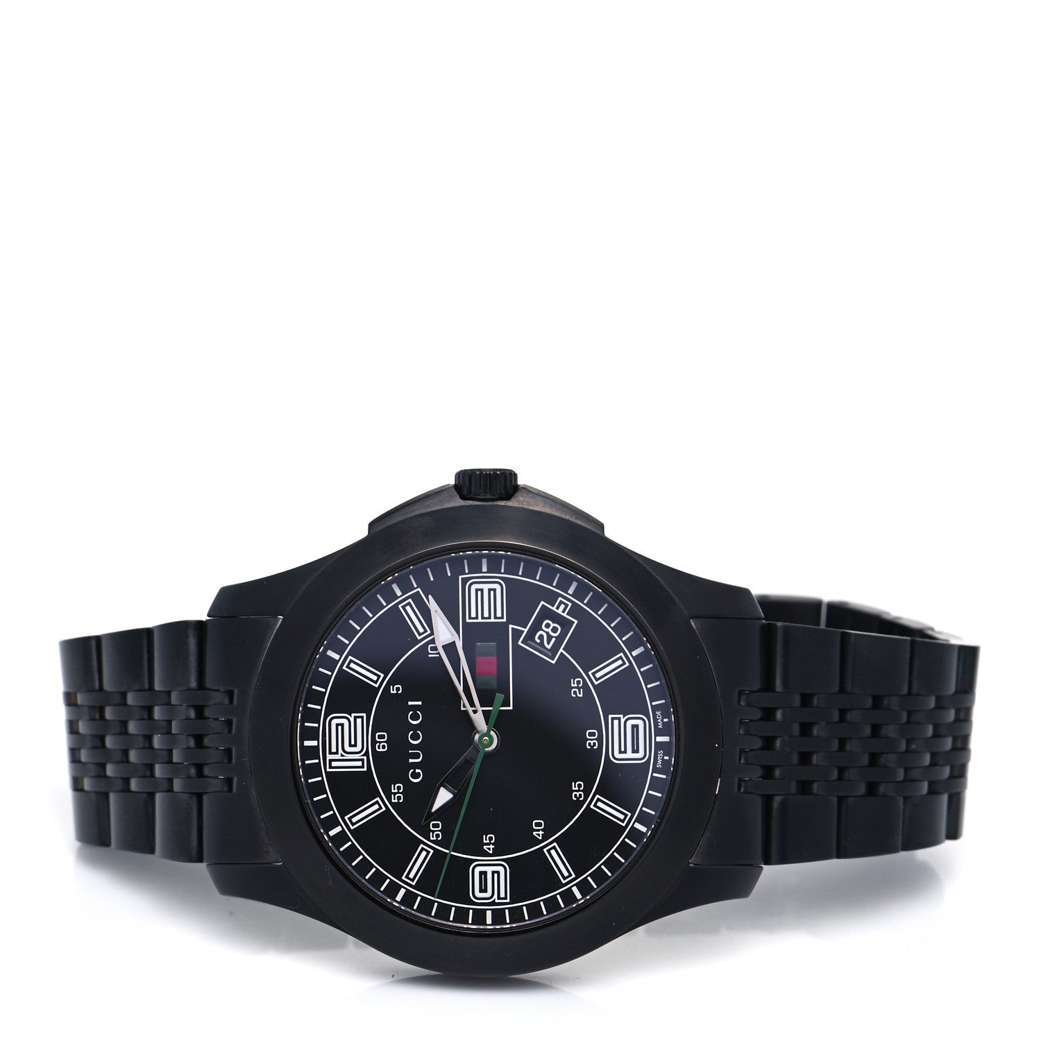 Gucci PVD Stainless Steel 44mm G-Timeless Quartz Watch Black 2 of 5