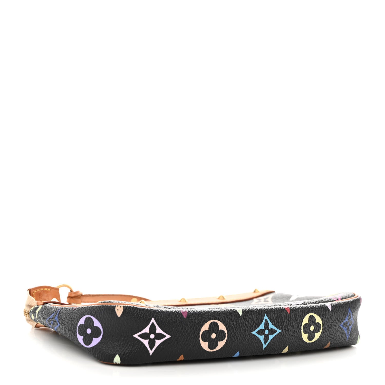 Louis Vuitton Monogram Multicolor Pochette Accessories Black 4 of 9