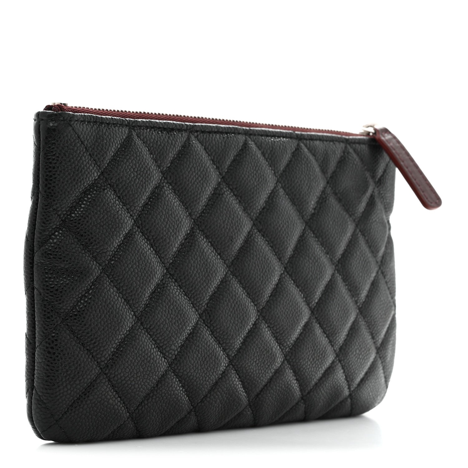 Chanel Caviar Quilted Cosmetic Case Black 3 of 7