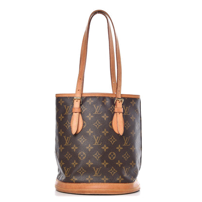 Louis Vuitton Monogram Petit Bucket 23 1 of 16