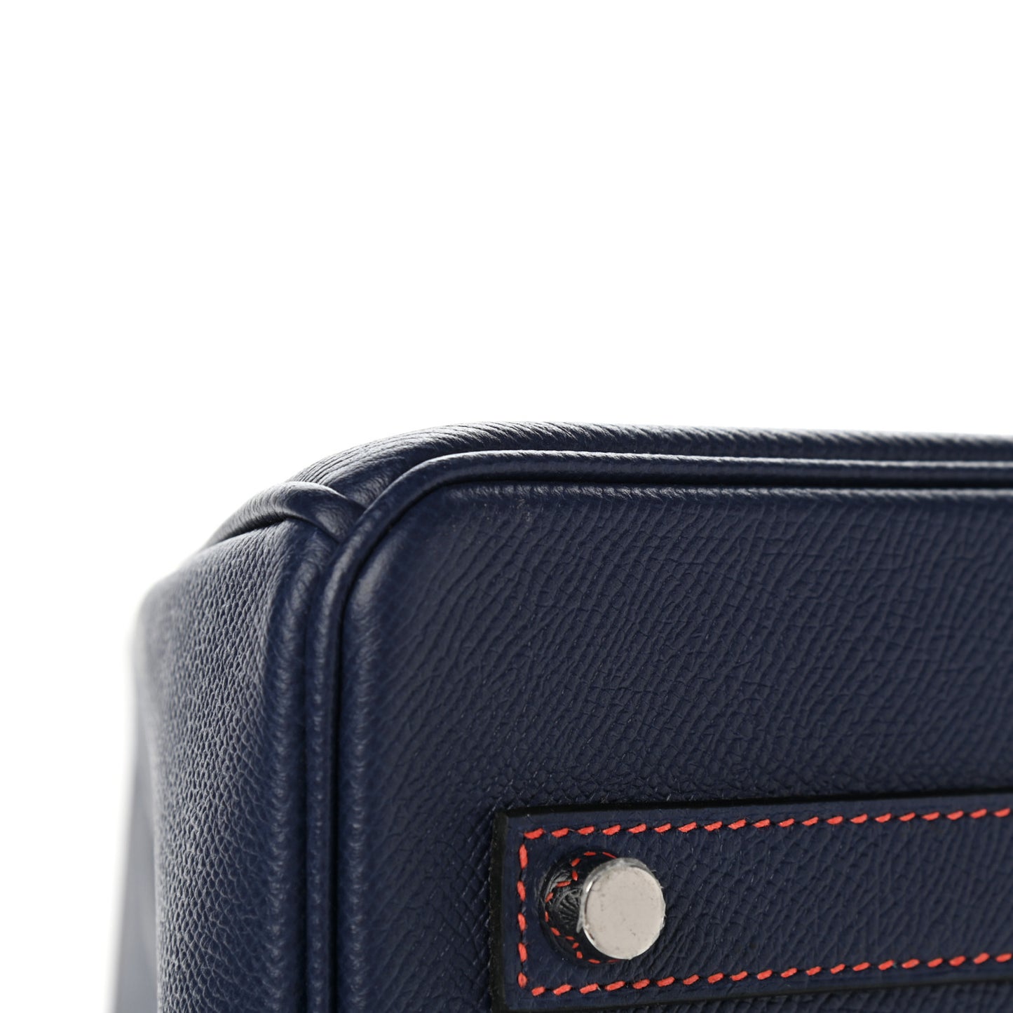 Epsom Horseshoe Birkin 35 Bleu Saphir Capucine