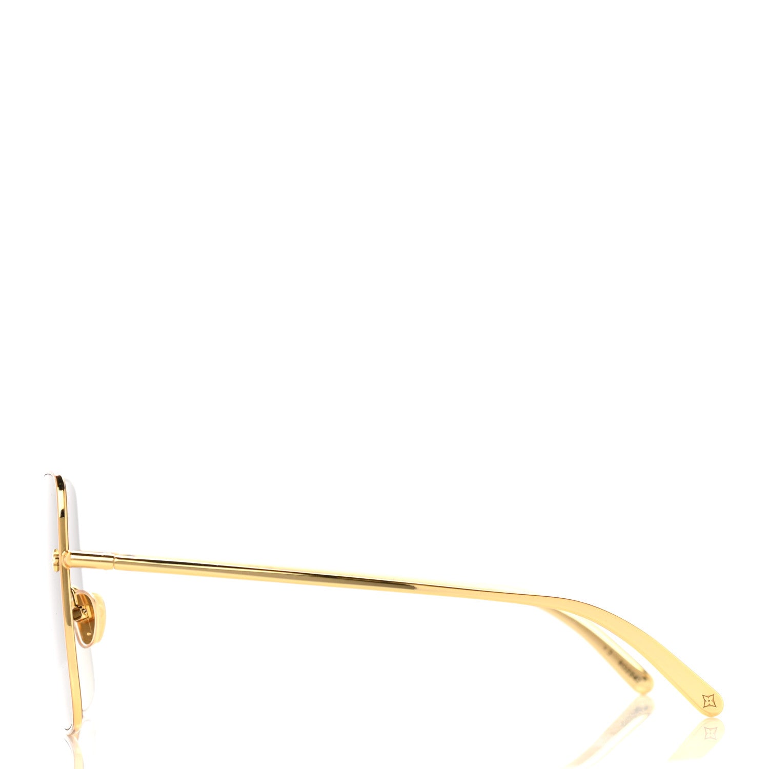 Louis Vuitton LV Square Charm Sunglasses Z1718U Black 3 of 8