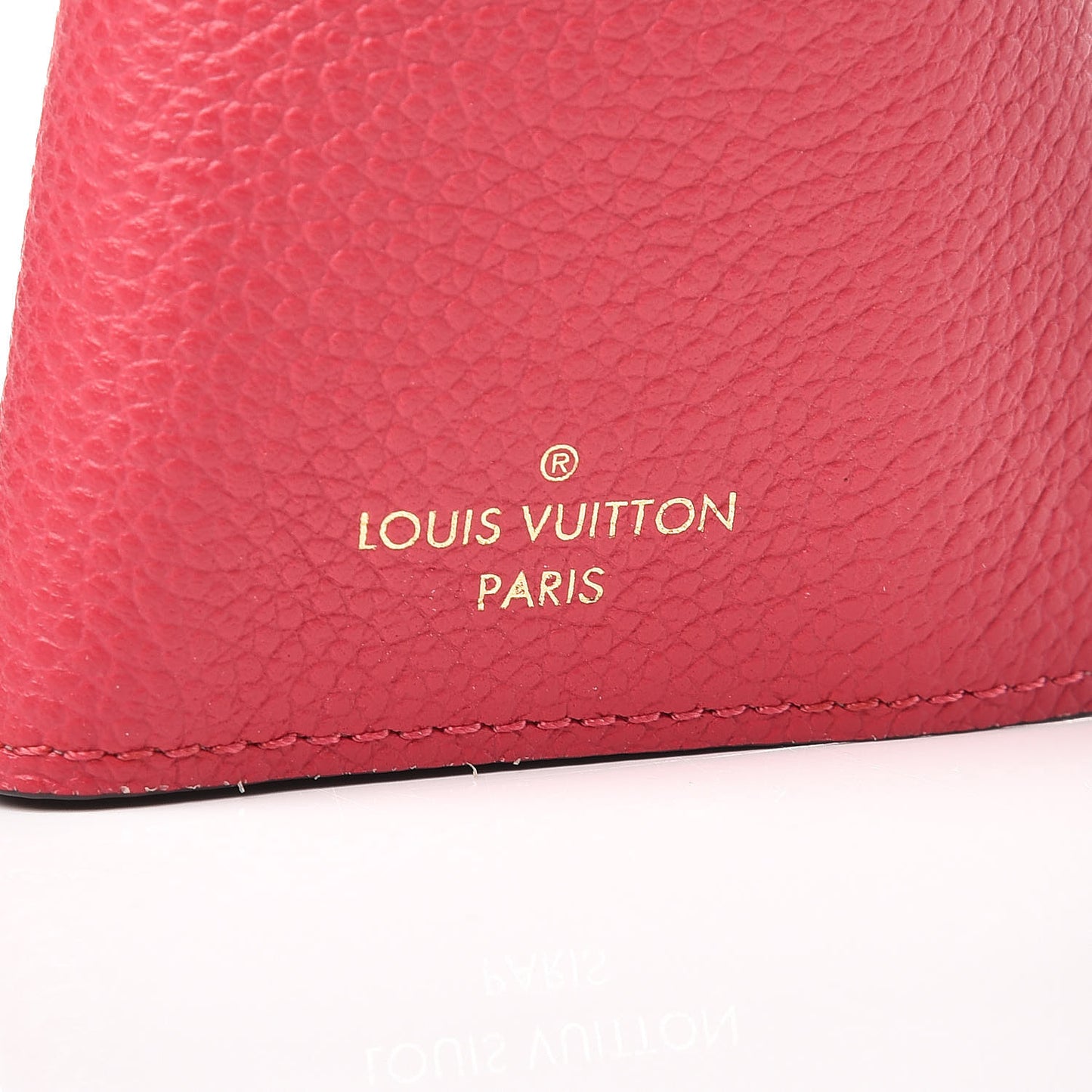 Calfskin Berlingot Key Holder Fuchsia