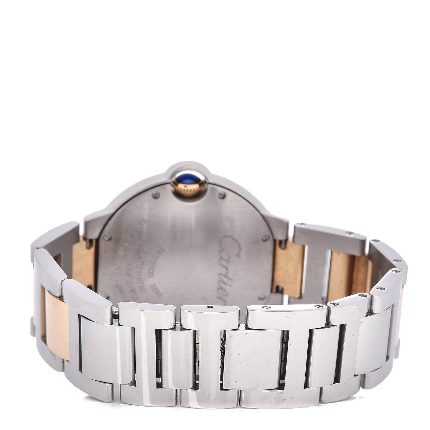 Stainless Steel 18K Yellow Gold 36mm Ballon Bleu De Automatic Watch