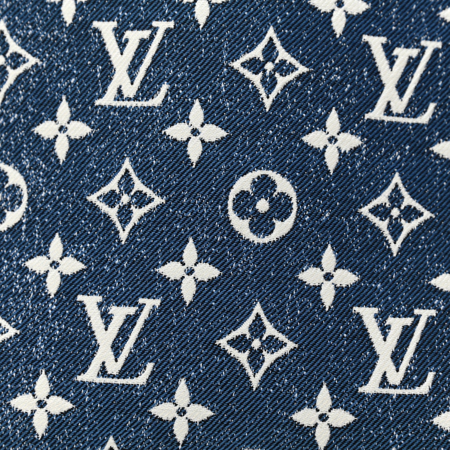 Monogram Jacquard Denim Onthego MM Bleu