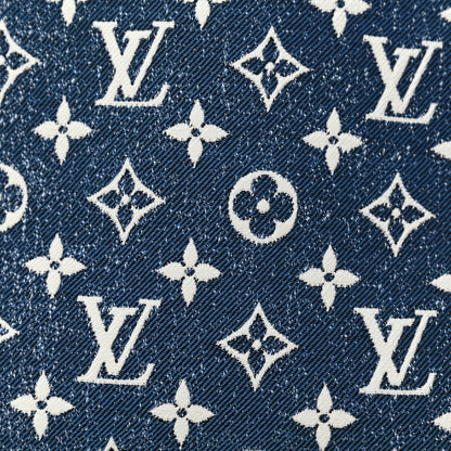 Louis Vuitton Monogram Jacquard Denim Onthego MM Bleu 7 of 10