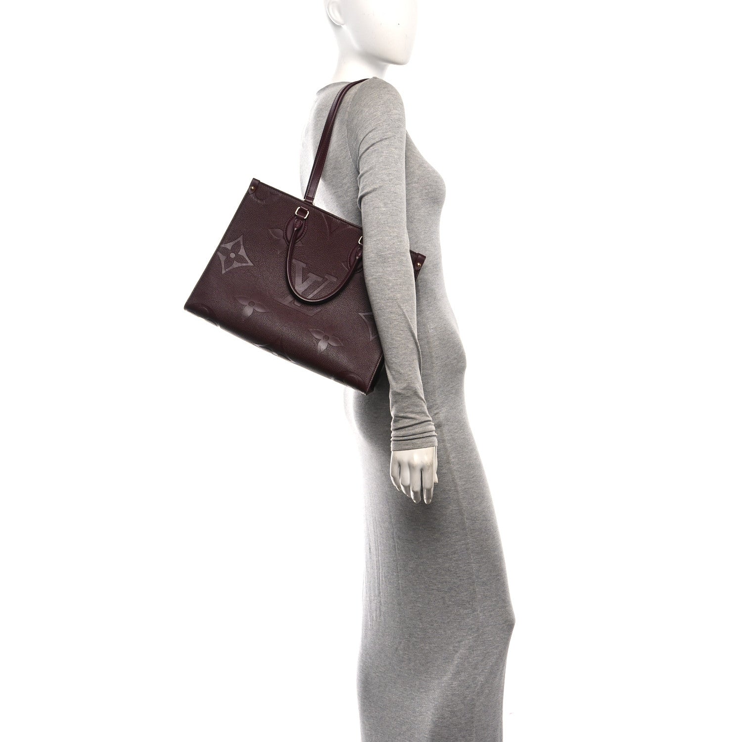 Louis Vuitton Empreinte Monogram Giant Onthego MM Wine Wine 2 of 9