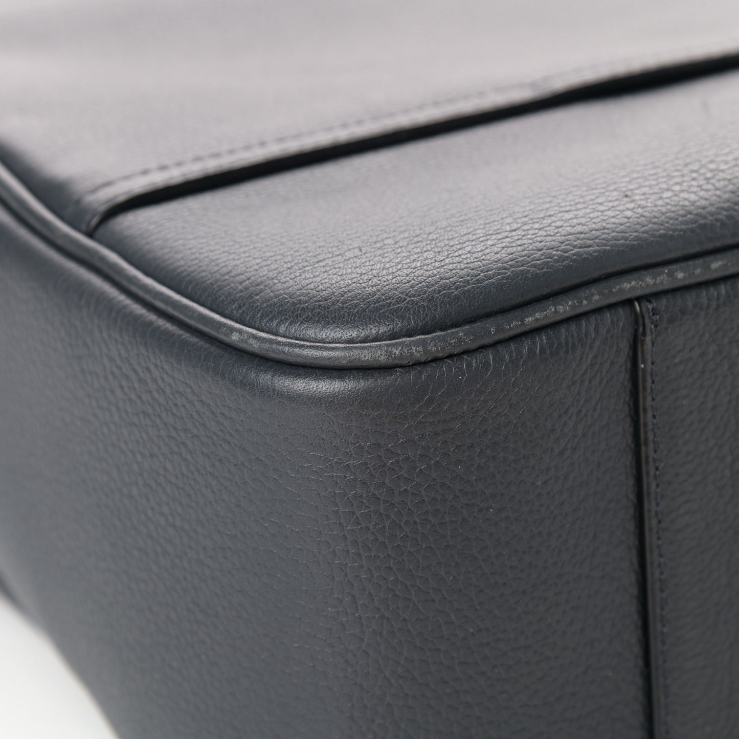 Calfskin Johan Briefcase Grey