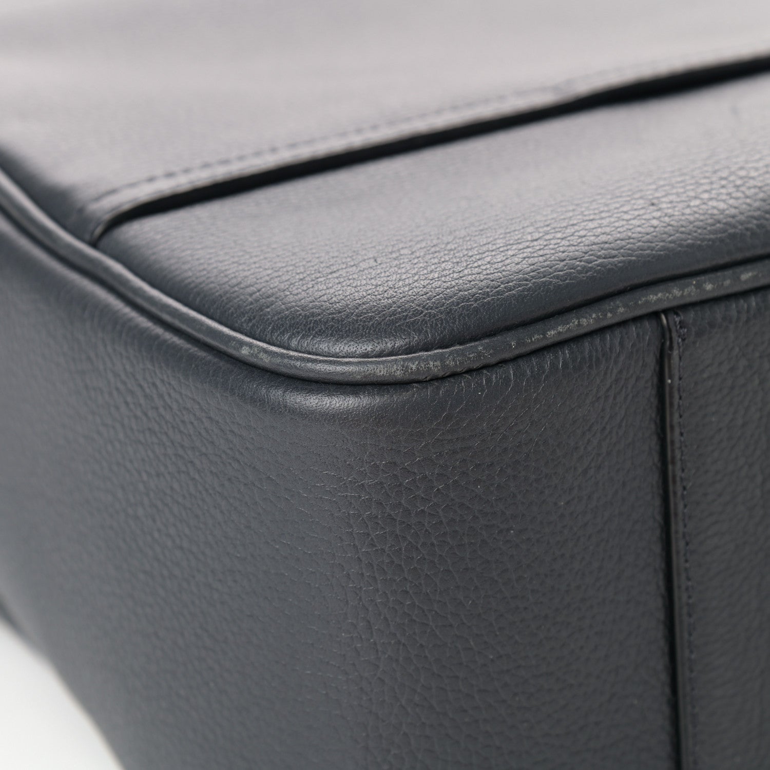 MCM Calfskin Johan Briefcase Grey 9 of 9