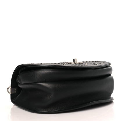 Chanel Calfskin Coco Eyelets Small Flap Bag Black 4 of 9