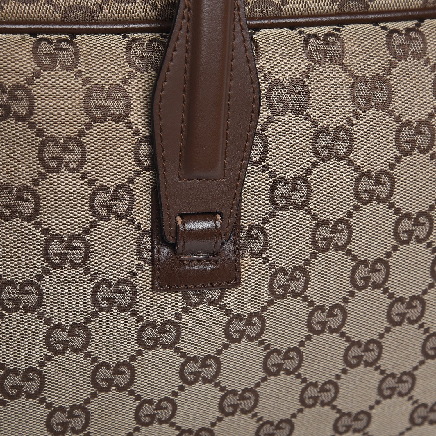 Gucci Monogram Tote Bag Brown 12 of 18