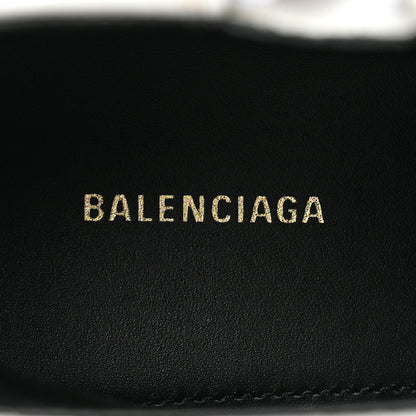 Balenciaga Patent BB Pointy Toe Ankle Booties 38.5 Optical White 7 of 11