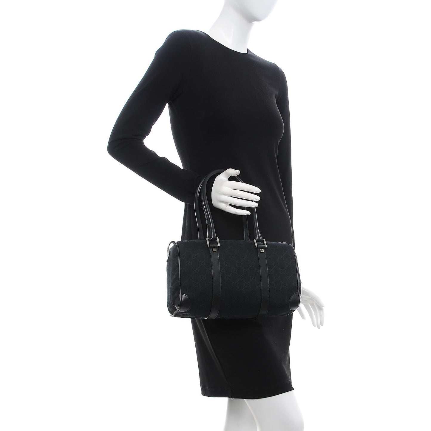GG Monogram Boston Black
