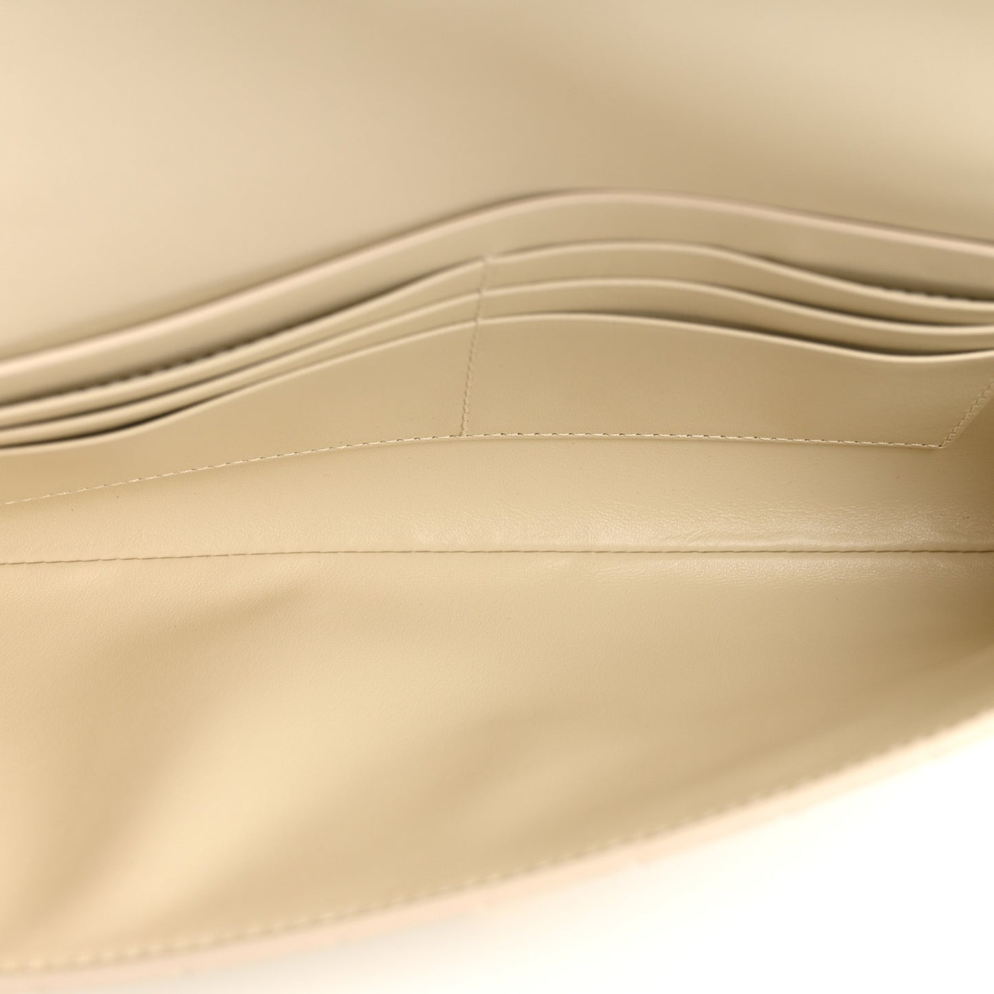 Nappa Intrecciato Long Andiamo Top Handle Clutch Sea Salt
