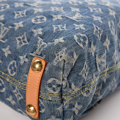 Louis Vuitton Denim Baggy GM Blue 11 of 14