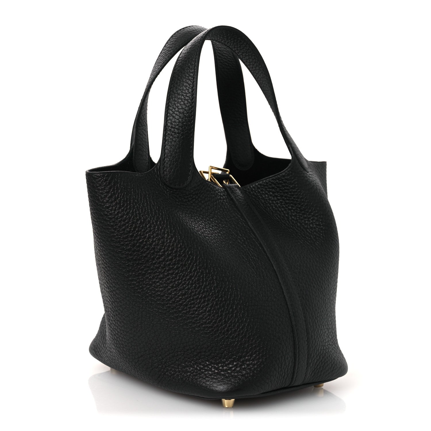 Hermes Taurillon Clemence Picotin Lock 18 PM Black 3 of 11