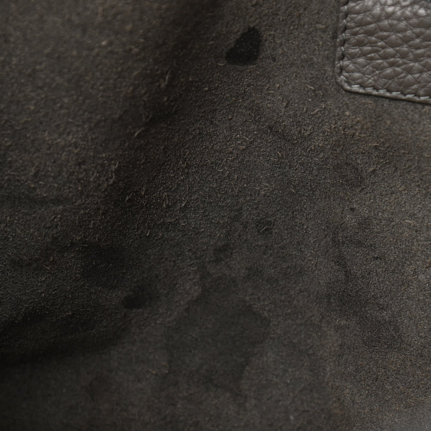 Grained Calfskin Rockstud Shoulder Tote Graphite