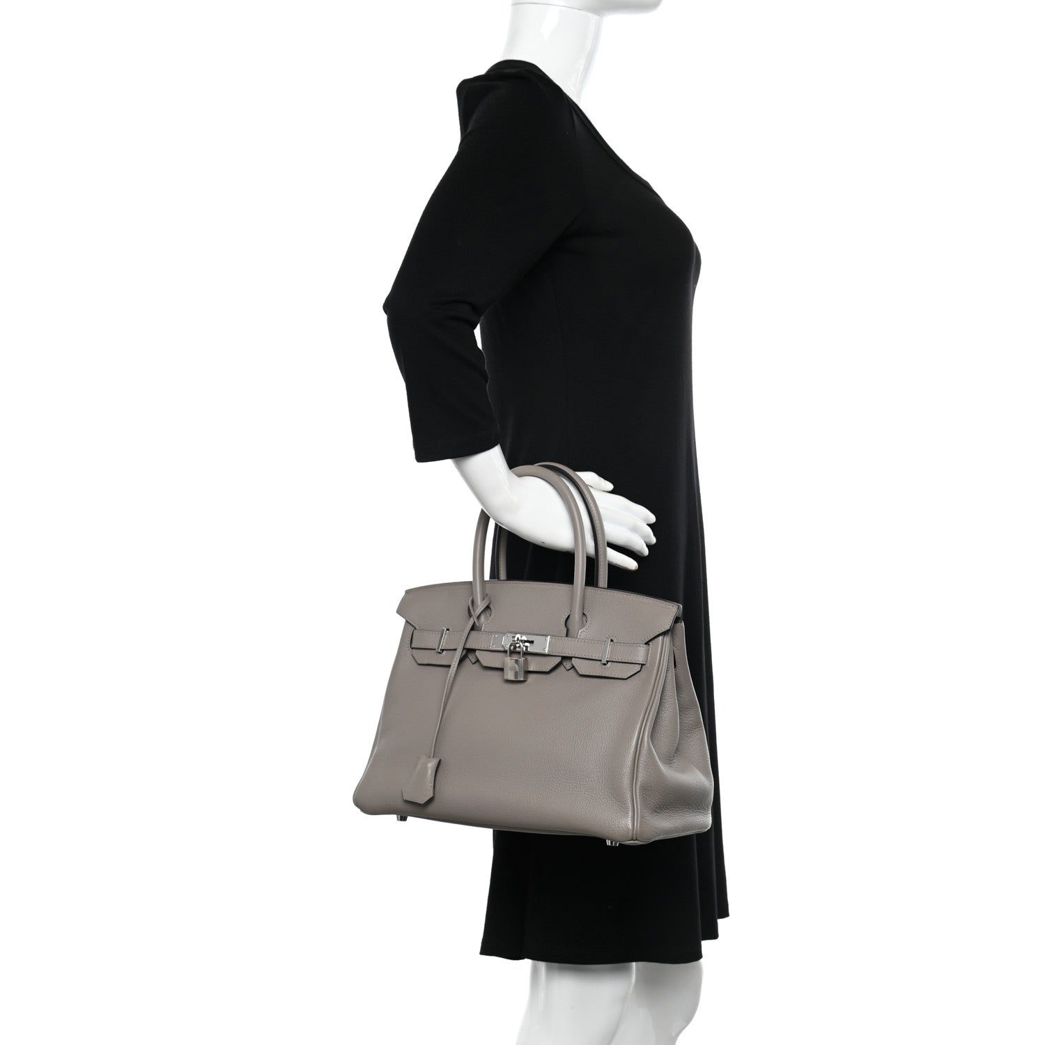 Hermes Taurillon Novillo Birkin 30 Gris Asphalte 2 of 11