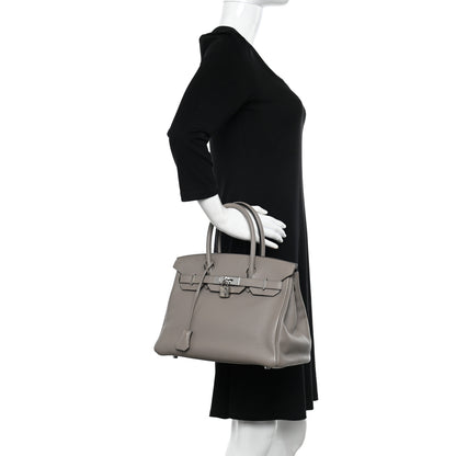 Hermes Taurillon Novillo Birkin 30 Gris Asphalte 2 of 11