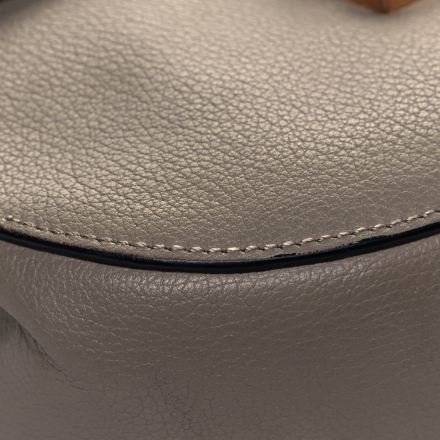 Chloe Grained Lambskin Drew Shoulder Bag Motty Grey 7 of 11