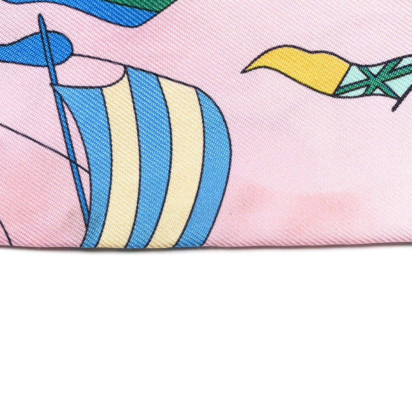 Silk Les Folies Du Ciel Twilly Rose Bleu Jaune Vif