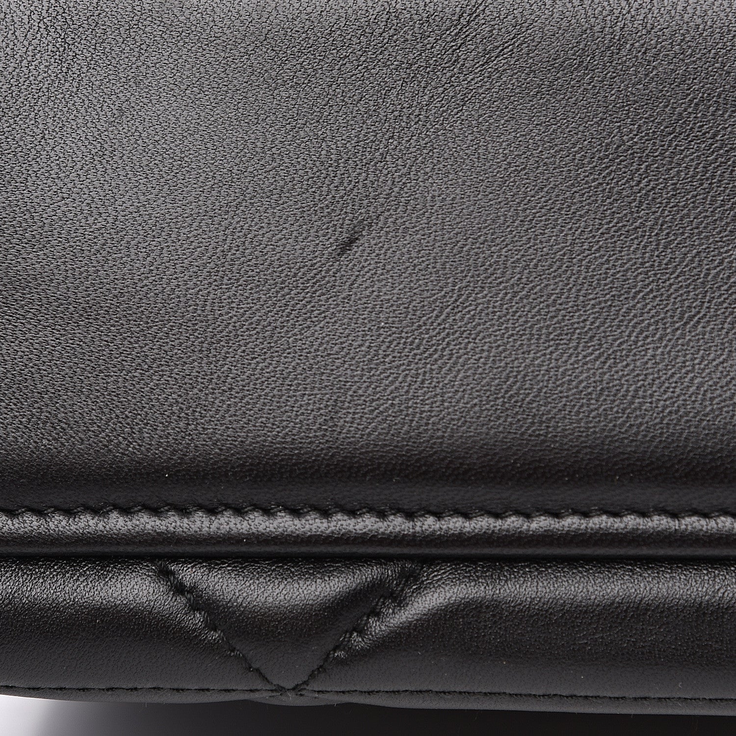 Prada Nappa Triangle Stitched Large Spectrum Bag Black 11 of 13