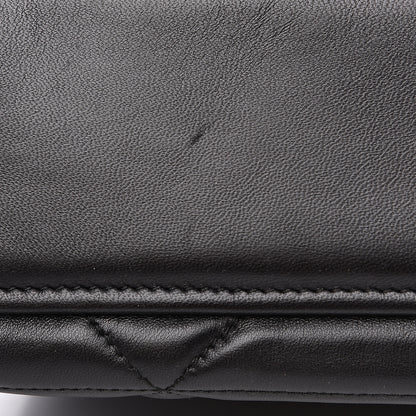 Prada Nappa Triangle Stitched Large Spectrum Bag Black 11 of 13