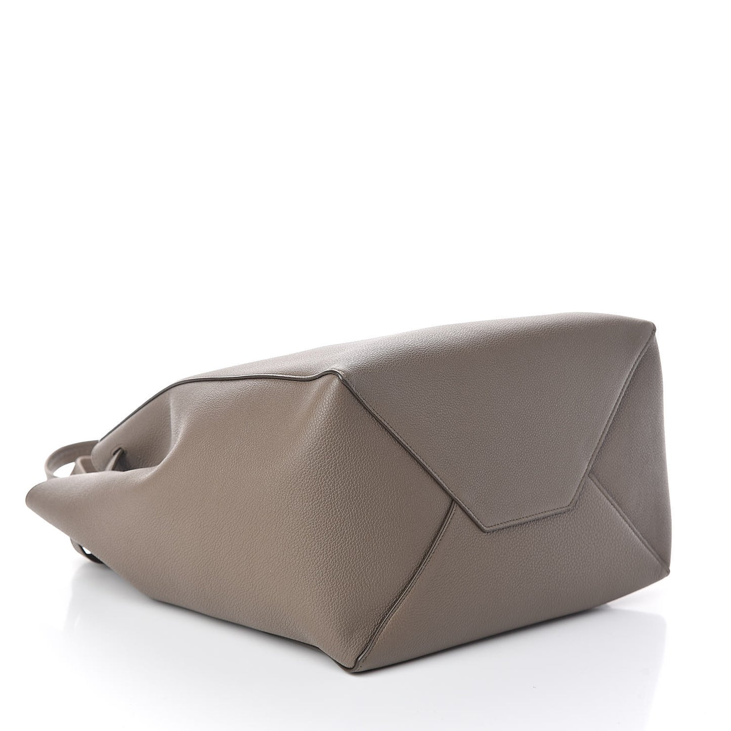 Soft Grained Calfskin Small Belt Cabas Phantom Taupe