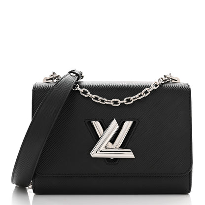 Louis Vuitton Epi Twist Shoulder Bag MM Black 3 of 11