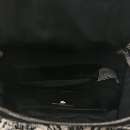 Versace Printed Calfskin La Medusa Backpack Black White 5 of 10