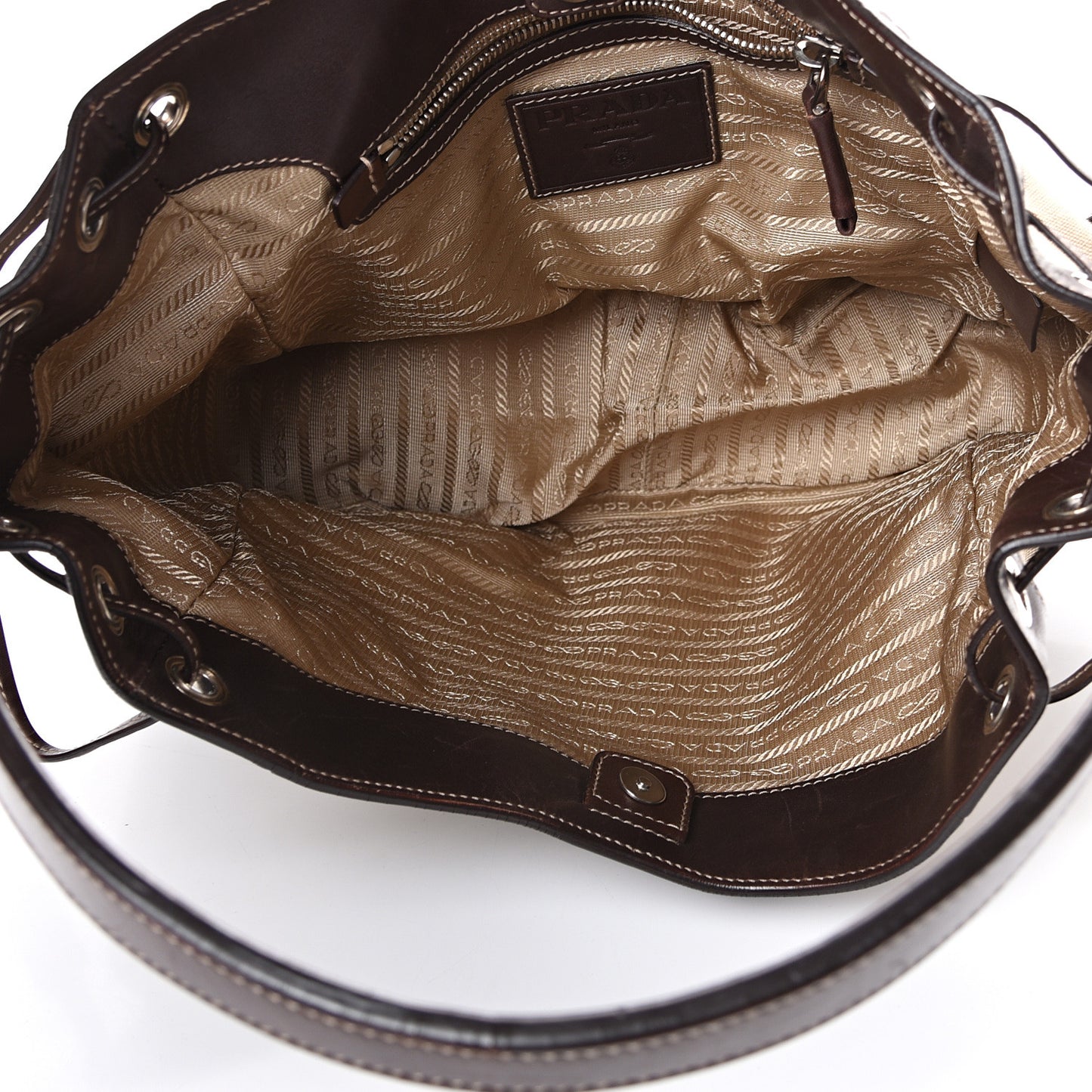 Jacquard Logo Hobo Corda Bruciato