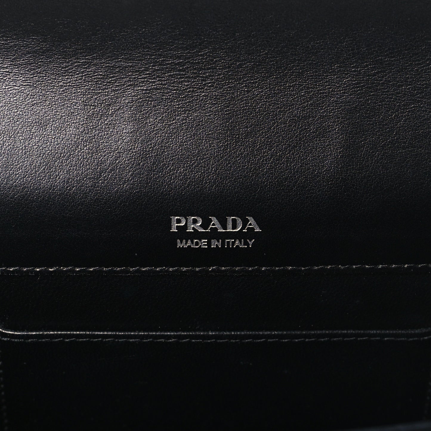 Saffiano City Calf Mini Envelope Bag Black