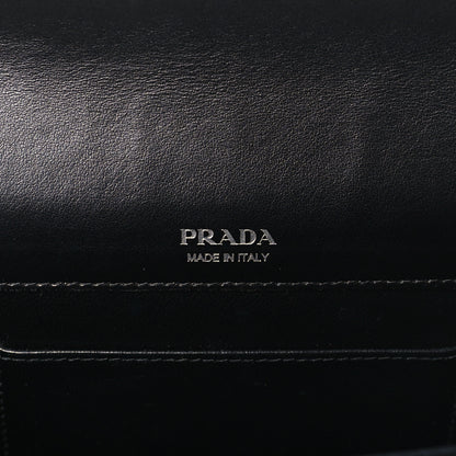 Prada Saffiano City Calf Mini Envelope Bag Black 6 of 8