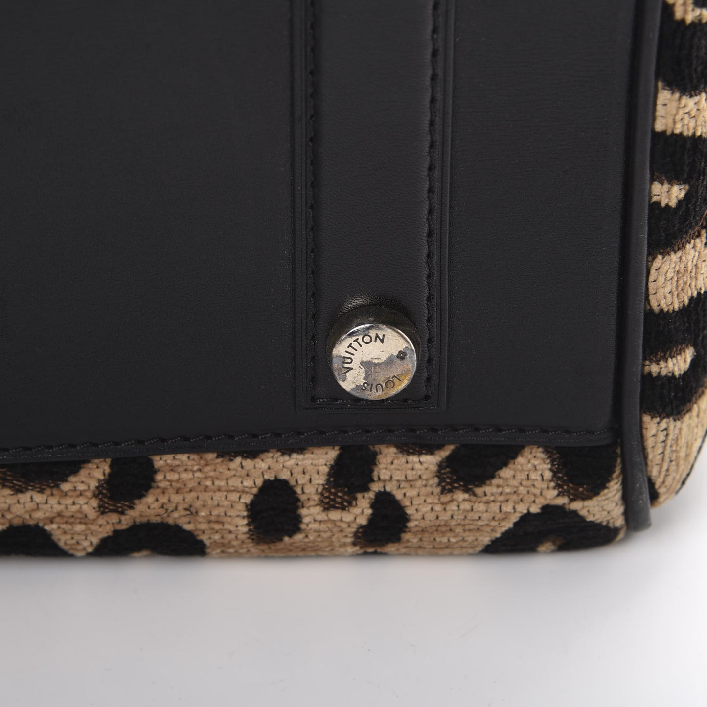 Jacquard Velvet Leopard Print Stephen Sprouse Speedy